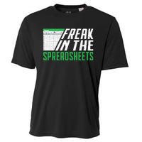 Accountant Freak In The Spreadsheets Accounting Cooling Performance Crew T-Shirt