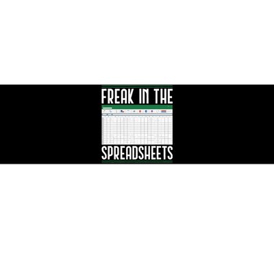 Accountant Freak In The Spreadsheets Accounting Bumper Sticker