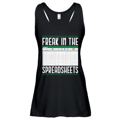 Accountant Freak In The Spreadsheets Accounting Ladies Essential Flowy Tank