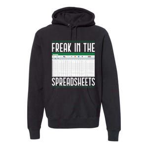 Accountant Freak In The Spreadsheets Accounting Premium Hoodie