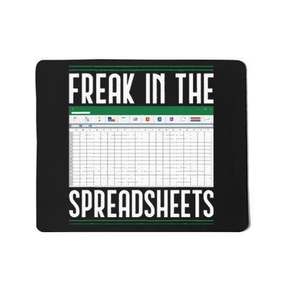 Accountant Freak In The Spreadsheets Accounting Mousepad