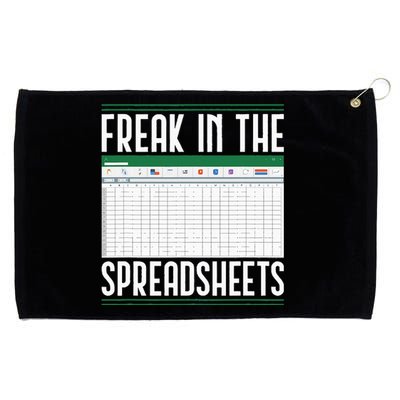 Accountant Freak In The Spreadsheets Accounting Grommeted Golf Towel