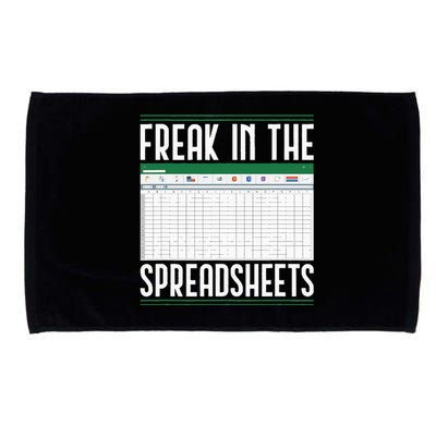 Accountant Freak In The Spreadsheets Accounting Microfiber Hand Towel