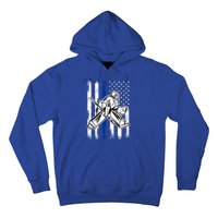 American Flag Ice Hockey For Vintage Goalie Player Cute Gift Hoodie