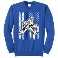 American Flag Ice Hockey For Vintage Goalie Player Cute Gift Sweatshirt