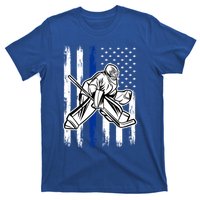 American Flag Ice Hockey For Vintage Goalie Player Cute Gift T-Shirt