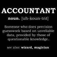Accountant Funny Job Title Dictionary Profession Definition Cropped Pullover Crew