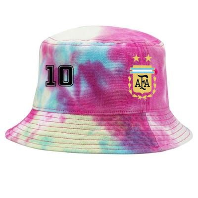 Argentina Flag Jersey Vintage Futbol Soccer Remera Tie-Dyed Bucket Hat