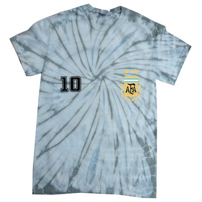 Argentina Flag Jersey Vintage Futbol Soccer Remera Tie-Dye T-Shirt