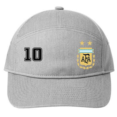 Argentina Flag Jersey Vintage Futbol Soccer Remera 7-Panel Snapback Hat