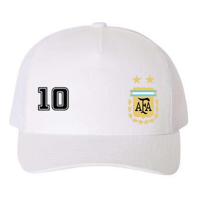 Argentina Flag Jersey Vintage Futbol Soccer Remera Yupoong Adult 5-Panel Trucker Hat