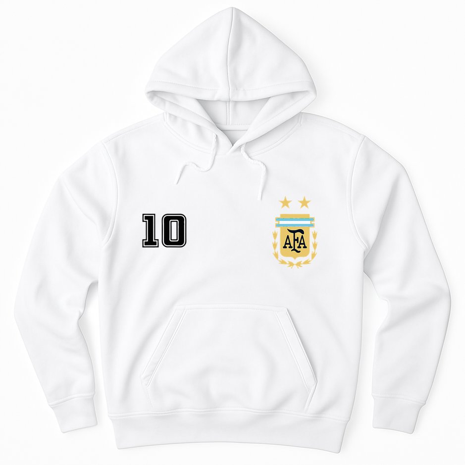 Argentina Flag Jersey Vintage Futbol Soccer Remera Hoodie