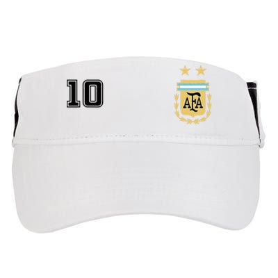 Argentina Flag Jersey Vintage Futbol Soccer Remera Adult Drive Performance Visor