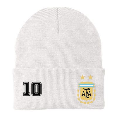 Argentina Flag Jersey Vintage Futbol Soccer Remera Knit Cap Winter Beanie