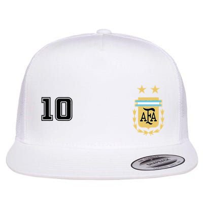 Argentina Flag Jersey Vintage Futbol Soccer Remera Flatbill Hat
