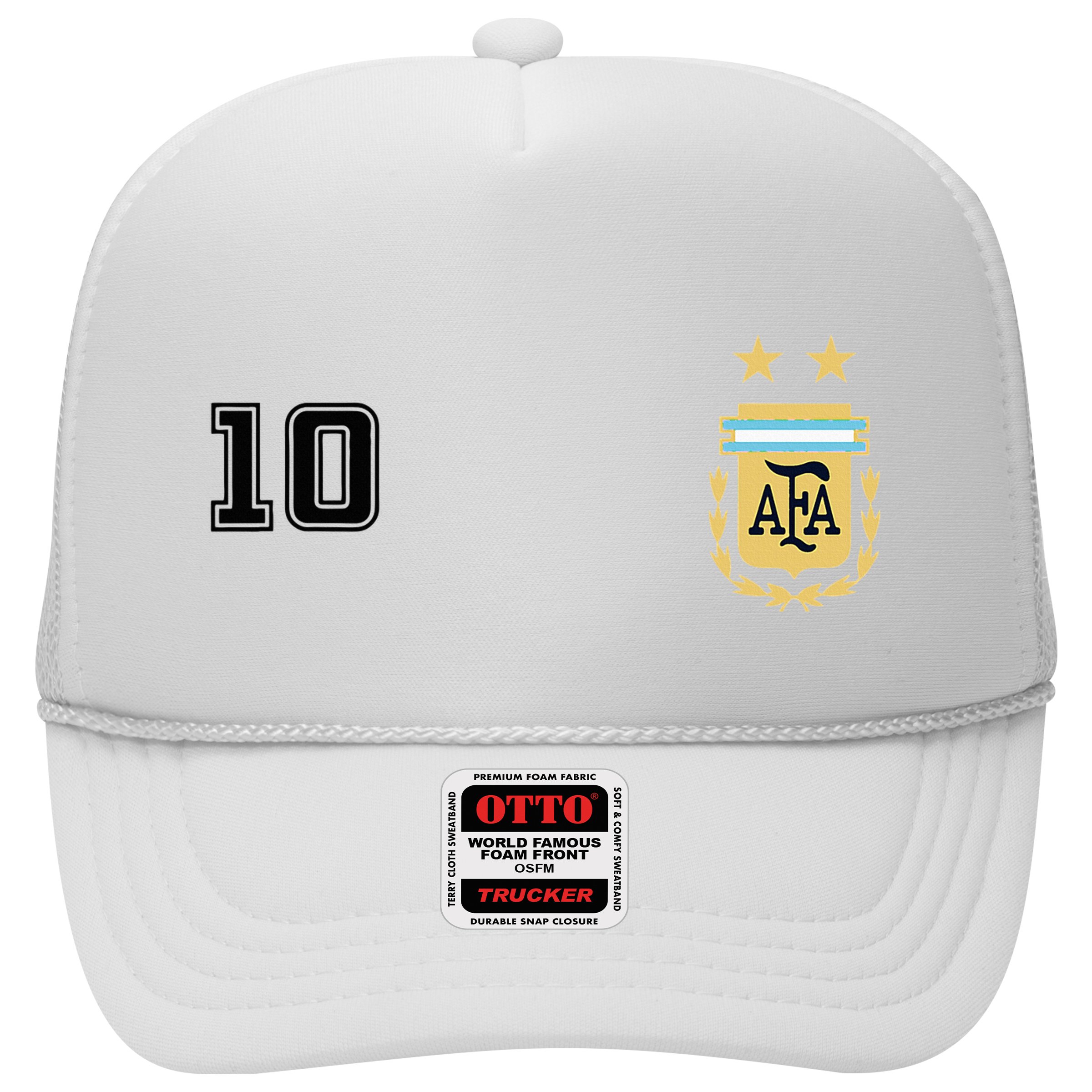 Argentina Flag Jersey Vintage Futbol Soccer Remera Hat