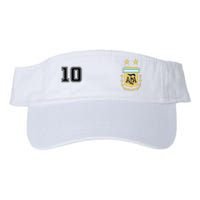 Argentina Flag Jersey Vintage Futbol Soccer Remera Valucap Bio-Washed Visor