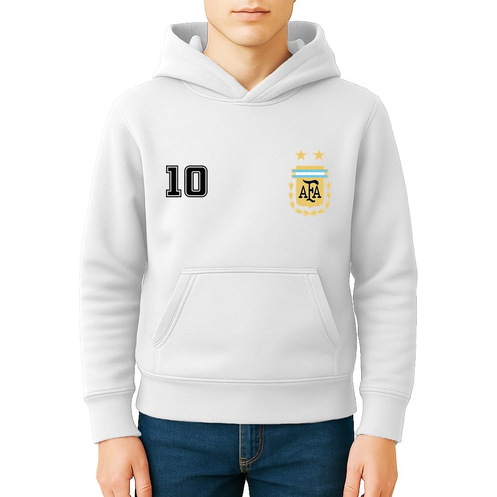 Argentina Flag Jersey Vintage Futbol Soccer Remera Kids Hoodie