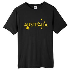 Australia Flag Jersey Tall Fusion ChromaSoft Performance T-Shirt