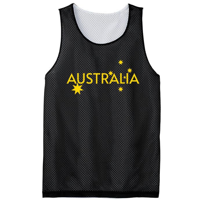 Australia Flag Jersey Mesh Reversible Basketball Jersey Tank