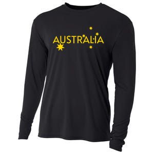 Australia Flag Jersey Cooling Performance Long Sleeve Crew