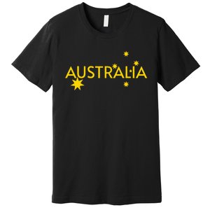 Australia Flag Jersey Premium T-Shirt