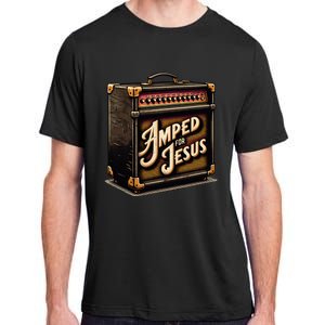 Amped for Jesus Christian Worship Music Praise and Faith Adult ChromaSoft Performance T-Shirt