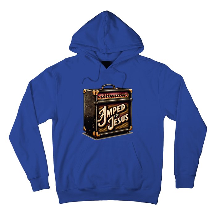 Amped for Jesus Christian Worship Music Praise and Faith Hoodie