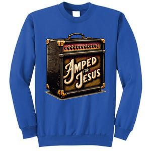 Amped for Jesus Christian Worship Music Praise and Faith Sweatshirt