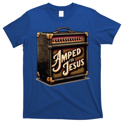 Amped for Jesus Christian Worship Music Praise and Faith T-Shirt