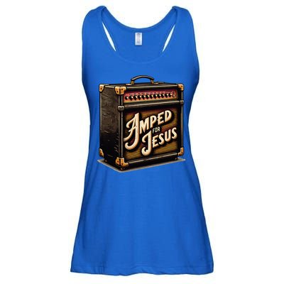 Amped for Jesus Christian Worship Music Praise and Faith Ladies Essential Flowy Tank