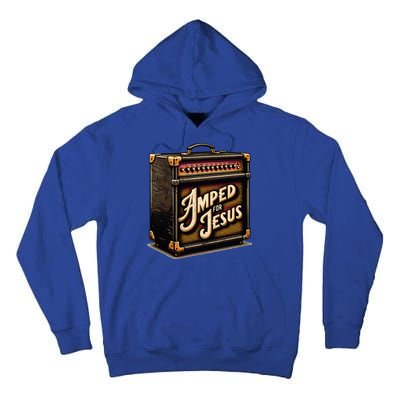 Amped for Jesus Christian Worship Music Praise and Faith Tall Hoodie