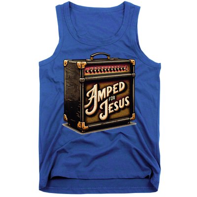 Amped for Jesus Christian Worship Music Praise and Faith Tank Top