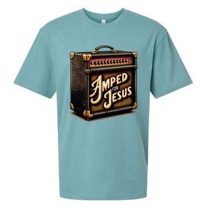 Amped for Jesus Christian Worship Music Praise and Faith Sueded Cloud Jersey T-Shirt