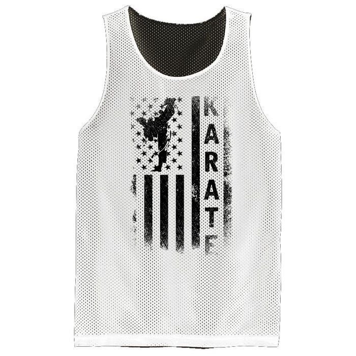 America Flag Japan Martial Arts Ninja Gift Karate Mesh Reversible Basketball Jersey Tank