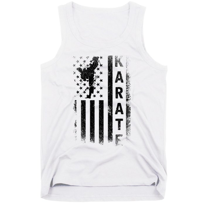 America Flag Japan Martial Arts Ninja Gift Karate Tank Top