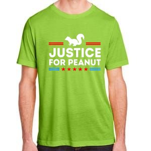 American Flag Justice For Peanut The Squirrels 2024 Gift Adult ChromaSoft Performance T-Shirt