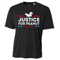 American Flag Justice For Peanut The Squirrels 2024 Gift Cooling Performance Crew T-Shirt