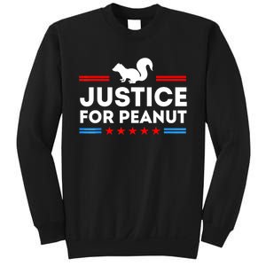 American Flag Justice For Peanut The Squirrels 2024 Gift Sweatshirt