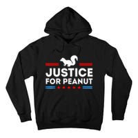 American Flag Justice For Peanut The Squirrels 2024 Gift Tall Hoodie