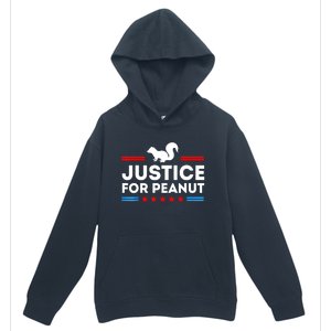 American Flag Justice For Peanut The Squirrels 2024 Gift Urban Pullover Hoodie