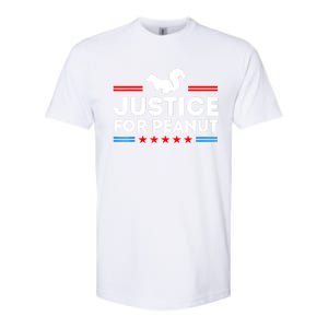 American Flag Justice For Peanut The Squirrels 2024 Gift Softstyle CVC T-Shirt