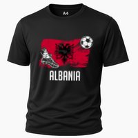 Albania Flag Jersey Albanian Soccer Team Albanian Cooling Performance Crew T-Shirt