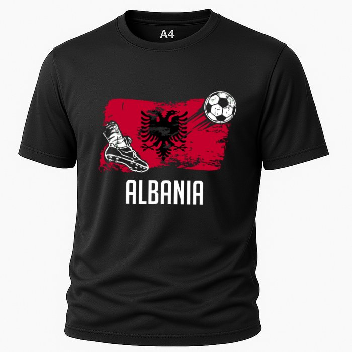 Albania Flag Jersey Albanian Soccer Team Albanian Cooling Performance Crew T-Shirt