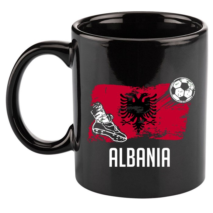 Albania Flag Jersey Albanian Soccer Team Albanian 11oz C Handle Ceramic Mug