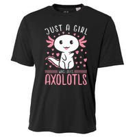 Axolotl for Just a Girl Who Loves Axolotls Cooling Performance Crew T-Shirt