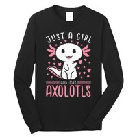 Axolotl for Just a Girl Who Loves Axolotls Long Sleeve Shirt