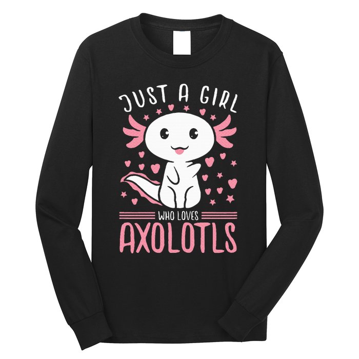 Axolotl for Just a Girl Who Loves Axolotls Long Sleeve Shirt