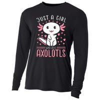 Axolotl for Just a Girl Who Loves Axolotls Cooling Performance Long Sleeve Crew