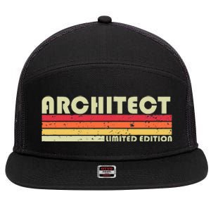 ARCHITECT Funny Job Title Profession Birthday Worker Idea 7 Panel Mesh Trucker Snapback Hat